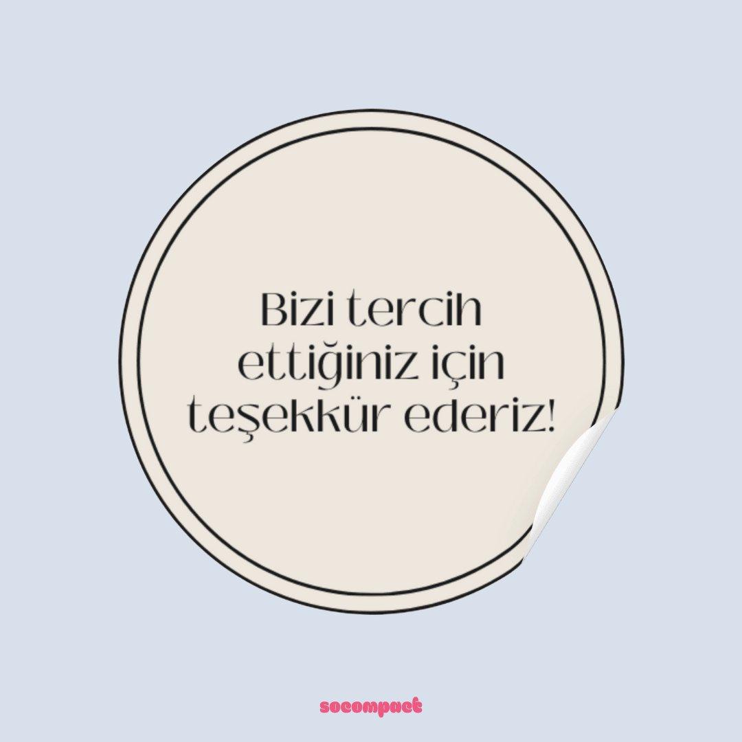 Özel Tasarım Hazır Opak Sticker 45