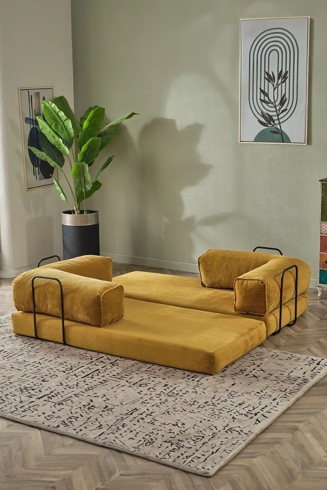 Relax Çok Fonksiyonlu Lego Koltuk - Hardal