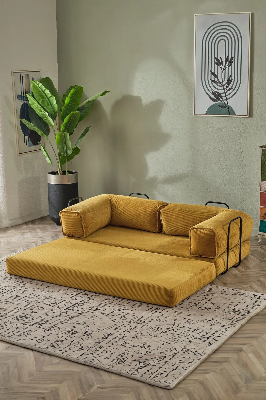 Relax Çok Fonksiyonlu Lego Koltuk - Hardal