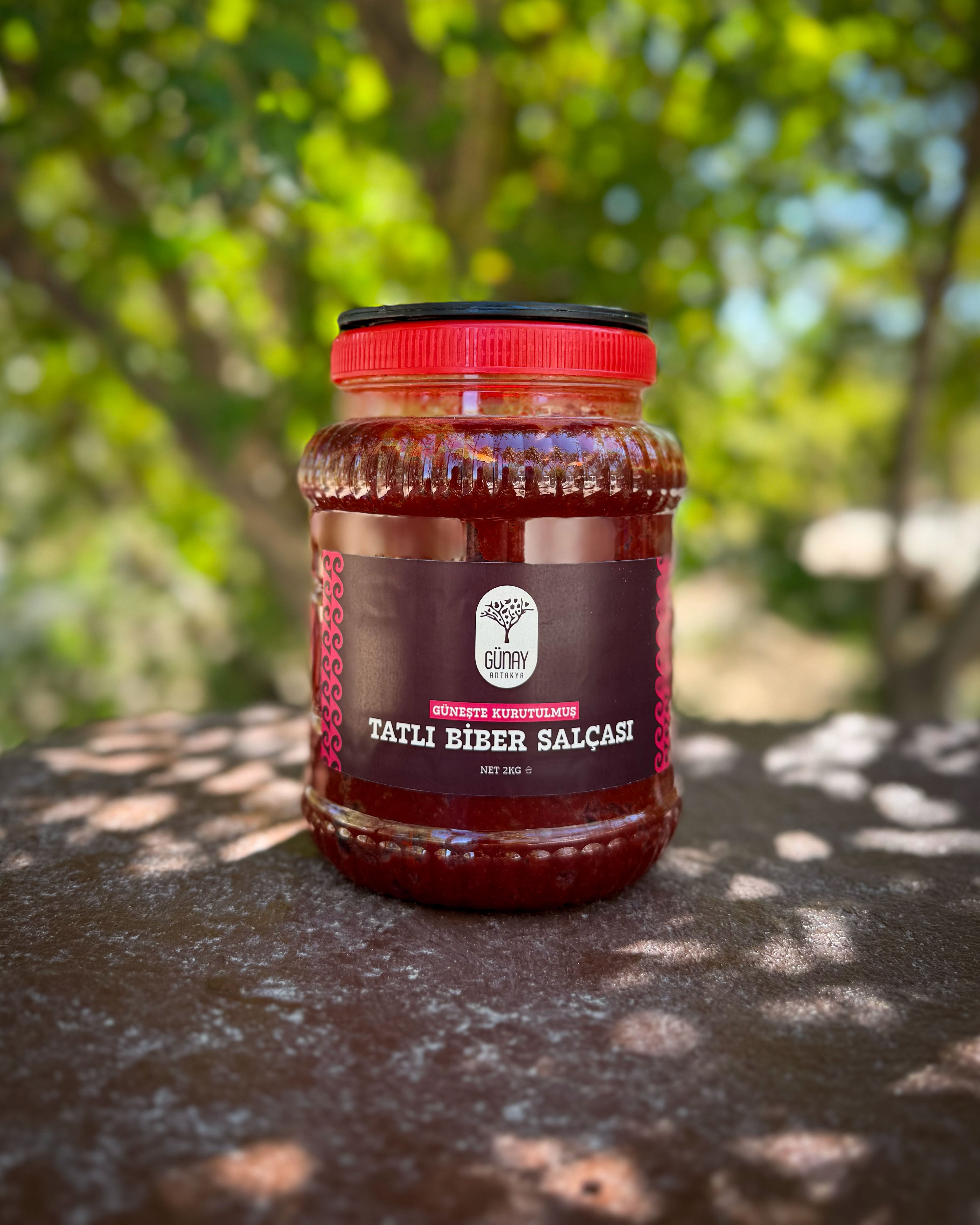 Tatlı Biber Salçası (2kg) Güneşte Kurutulmuş