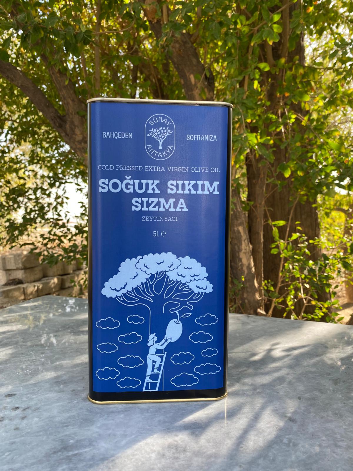 Soğuk Sıkım Sızma Zeytinyağı 5 Lt (Yeni Sezon)