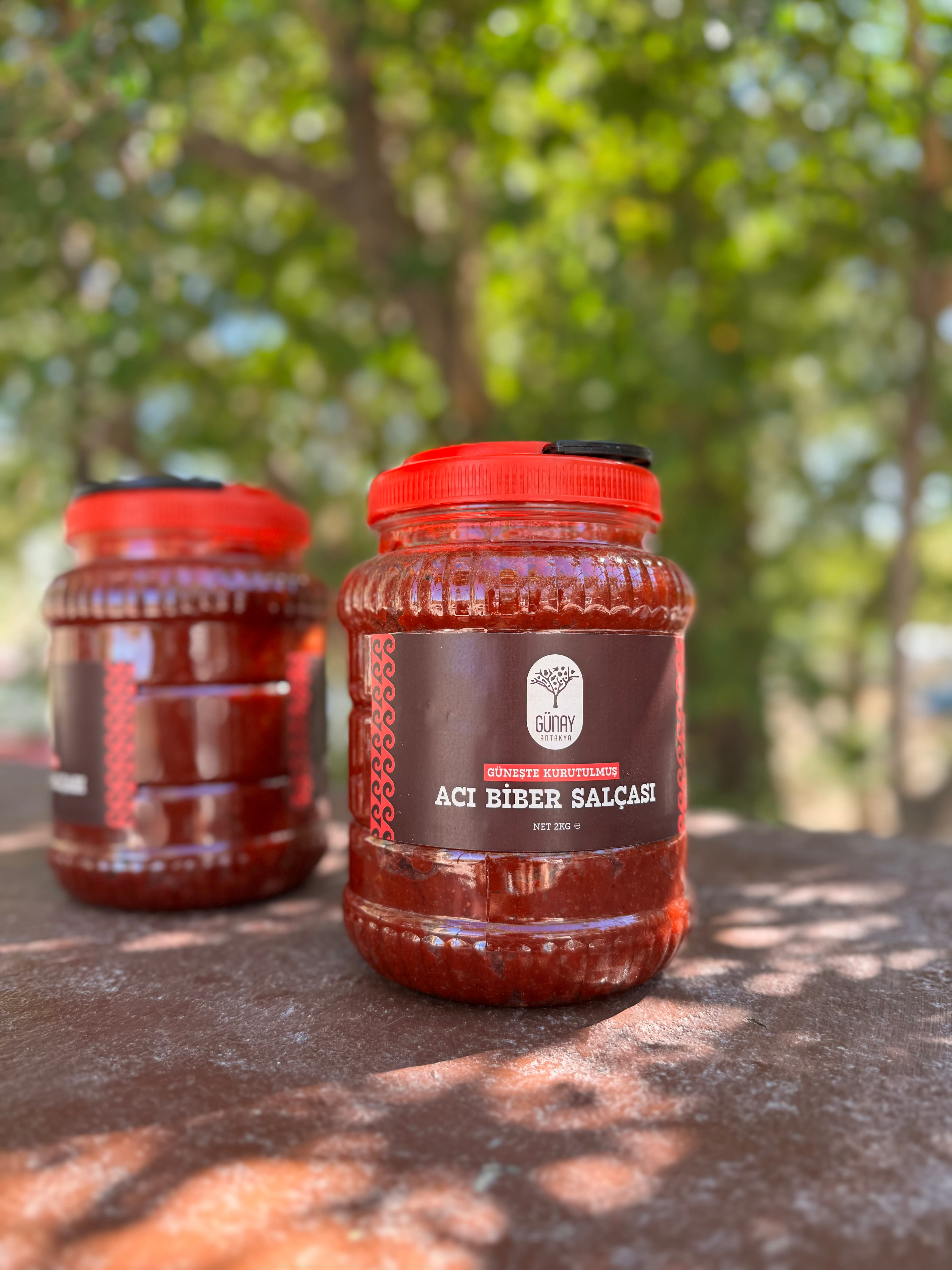 Acı Biber Salçası (2kg) Güneşte Kurutulmuş