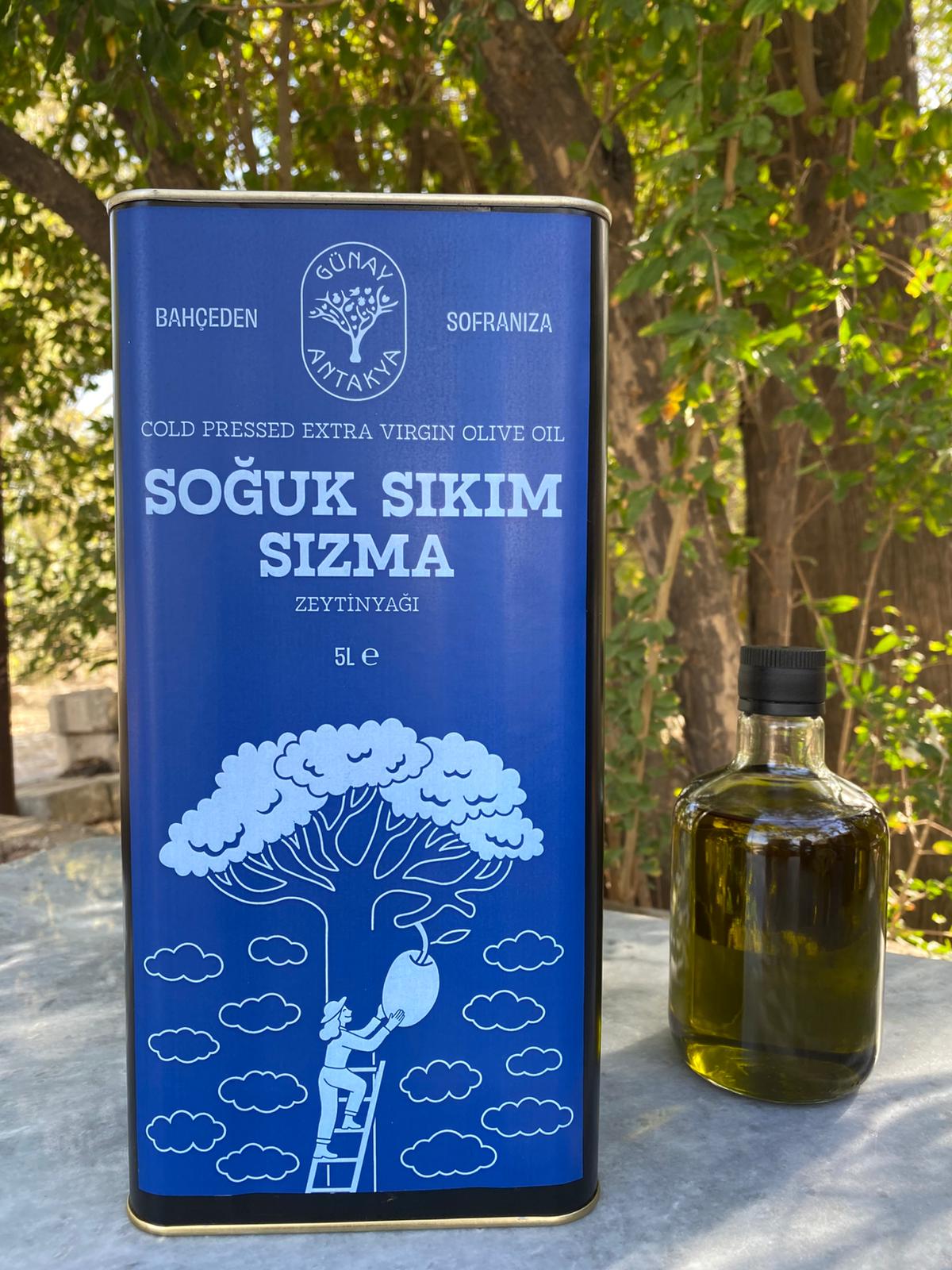 Soğuk Sıkım Sızma Zeytinyağı 5 Lt (Yeni Sezon)