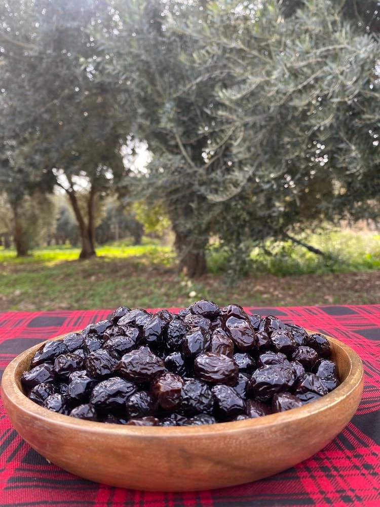 Siyah Küçük/Orta Boy Sele Zeytin (1kg) 