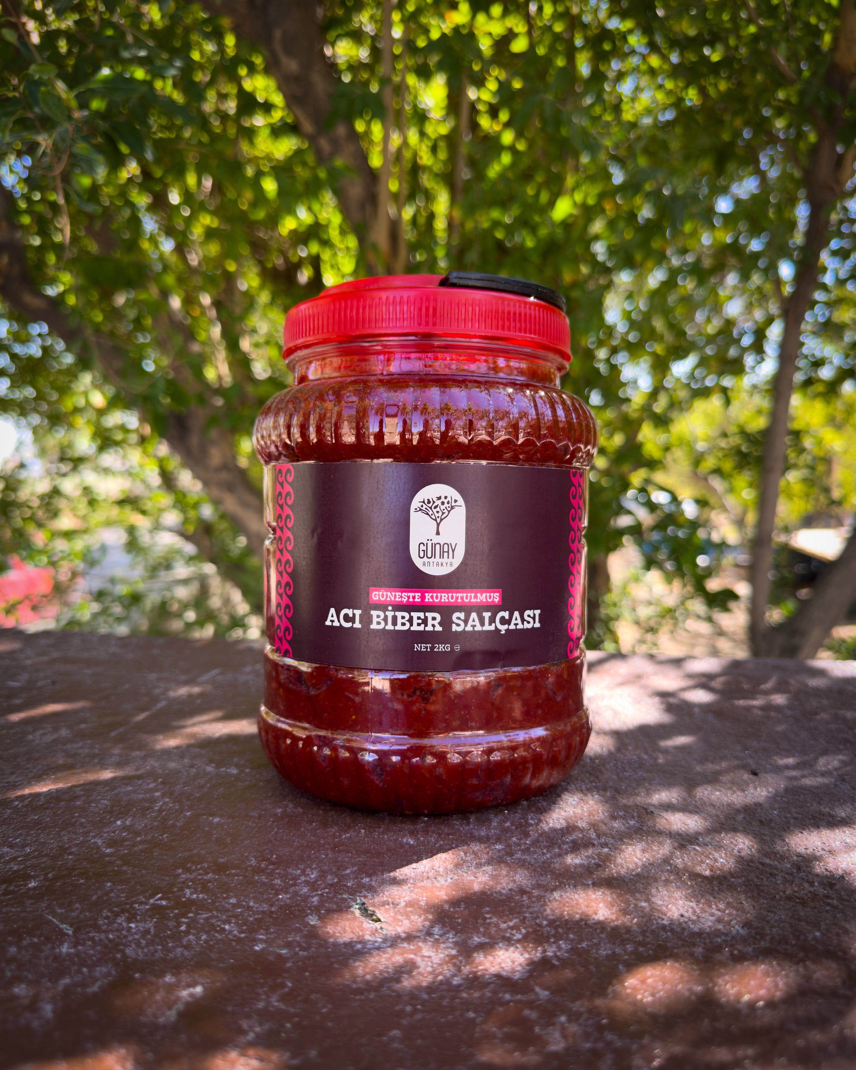 Acı Biber Salçası (2kg) Güneşte Kurutulmuş