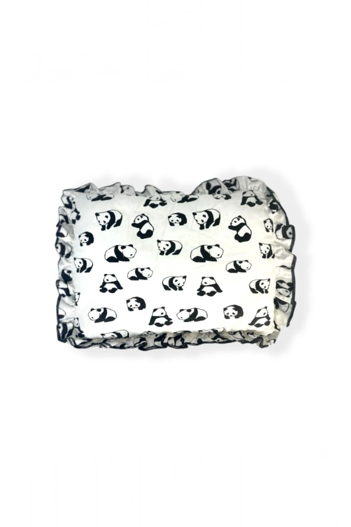 30x45 cm Pamuk Fırfırlı Desenli Bebek Yastığı