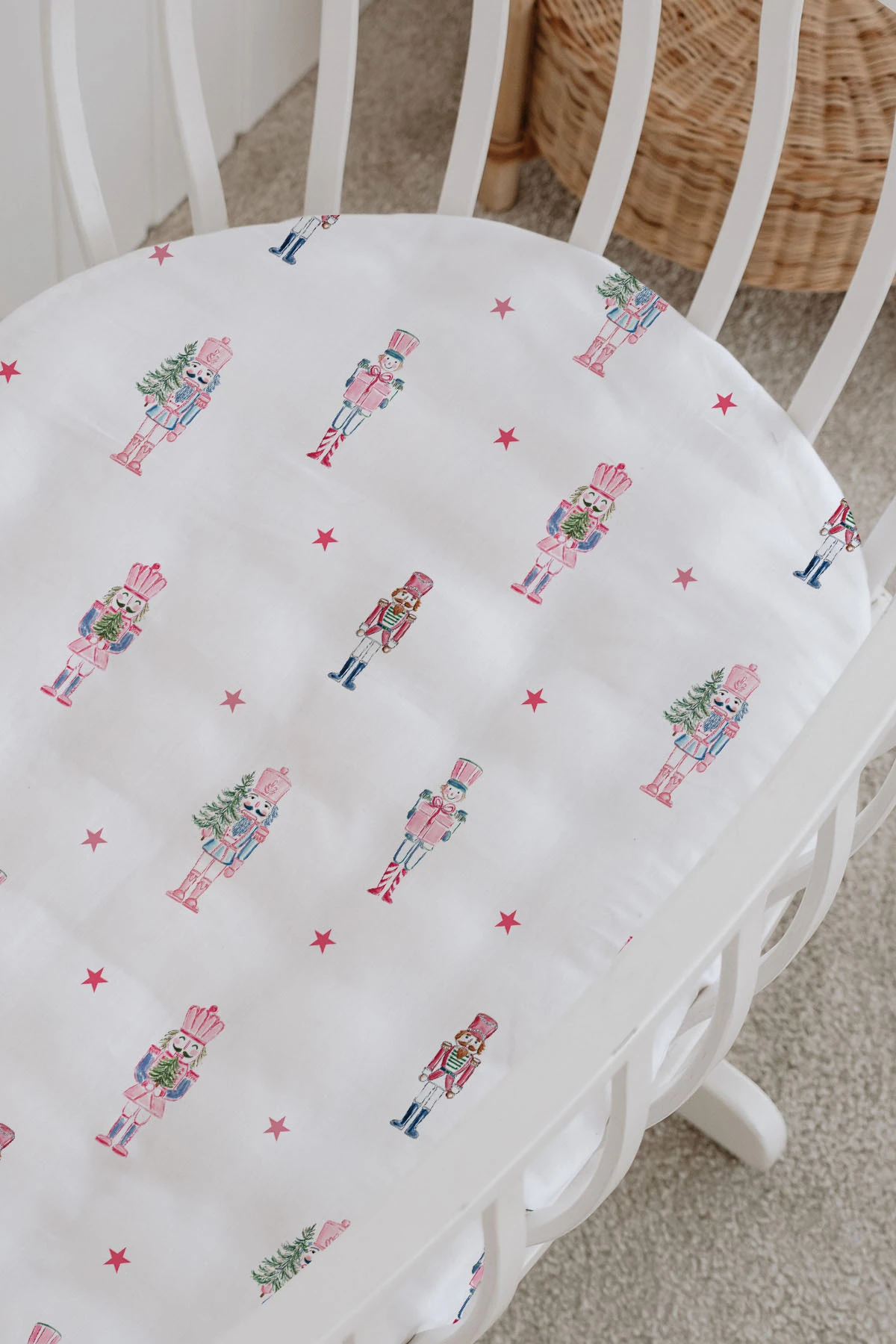 %100 Pamuklu Poplin Bebek Beşik Nevresim Seti 80x120 cm - Sevimli Panda