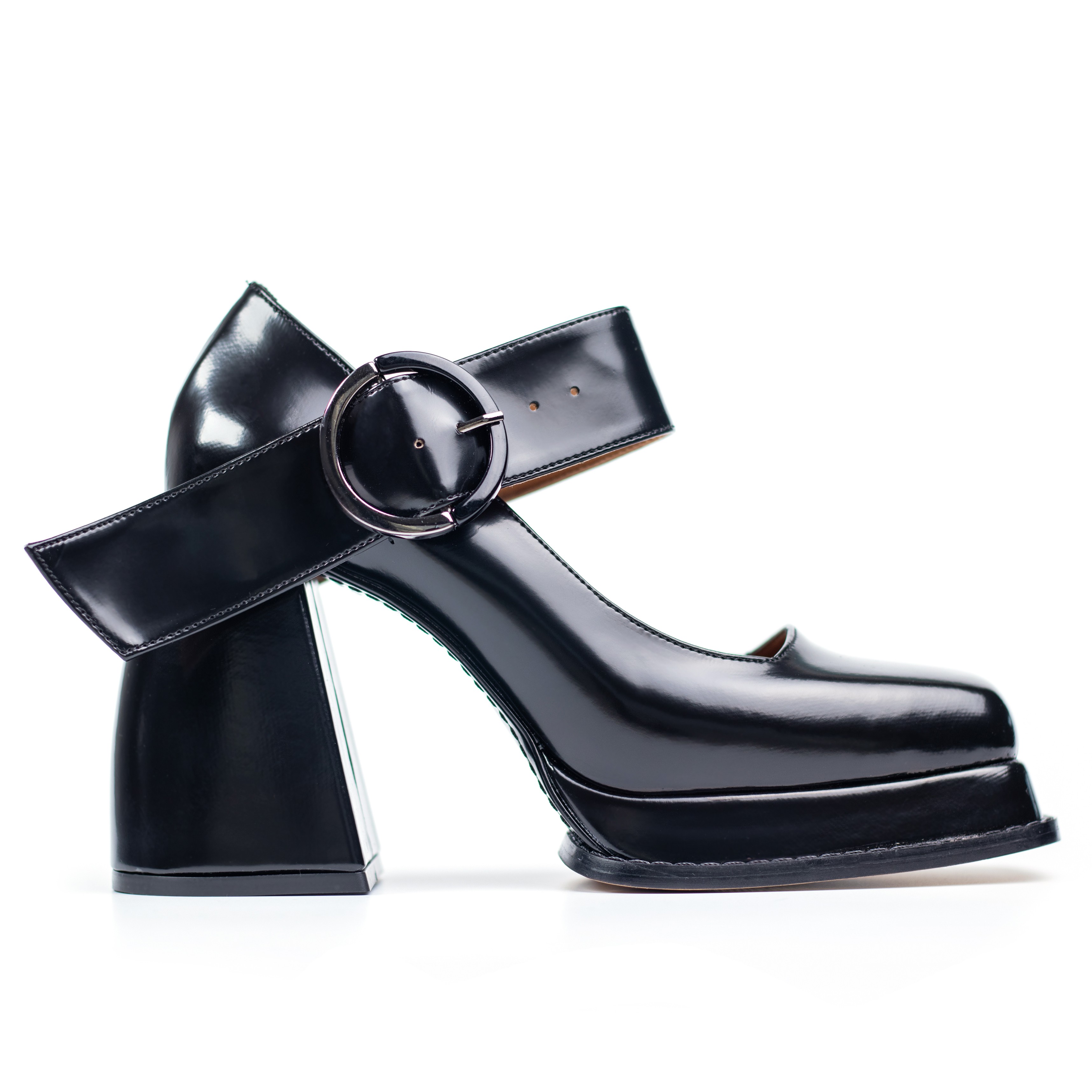 Chunky-heeled Black shoes