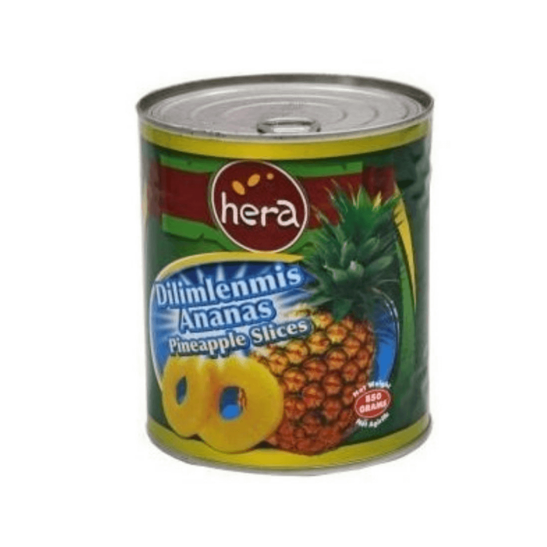 Hera Canned Pineapple Slice 850 Gr x24 (Name: 240₺)