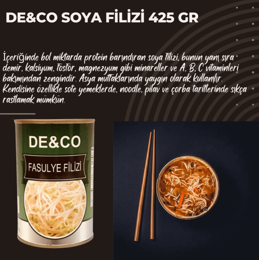 De&Co Soya Filizi 425 gr