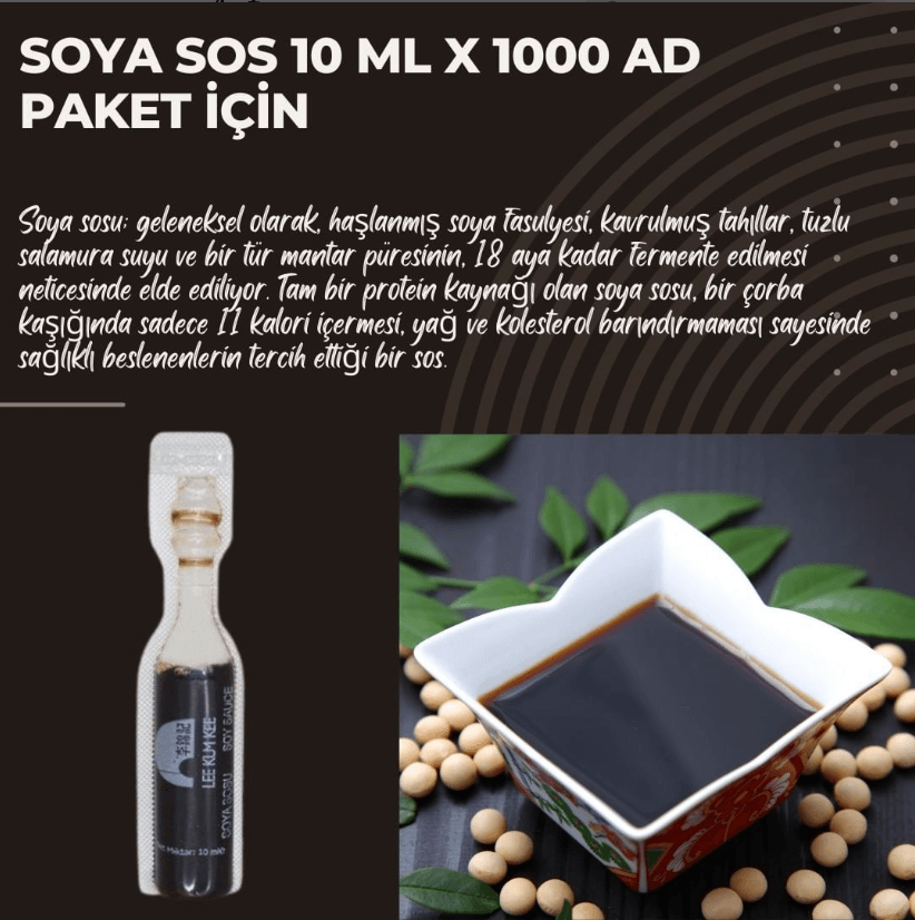 Greatwall Japon Paket Soya Sosu 10 Ml x 1000 Ad.