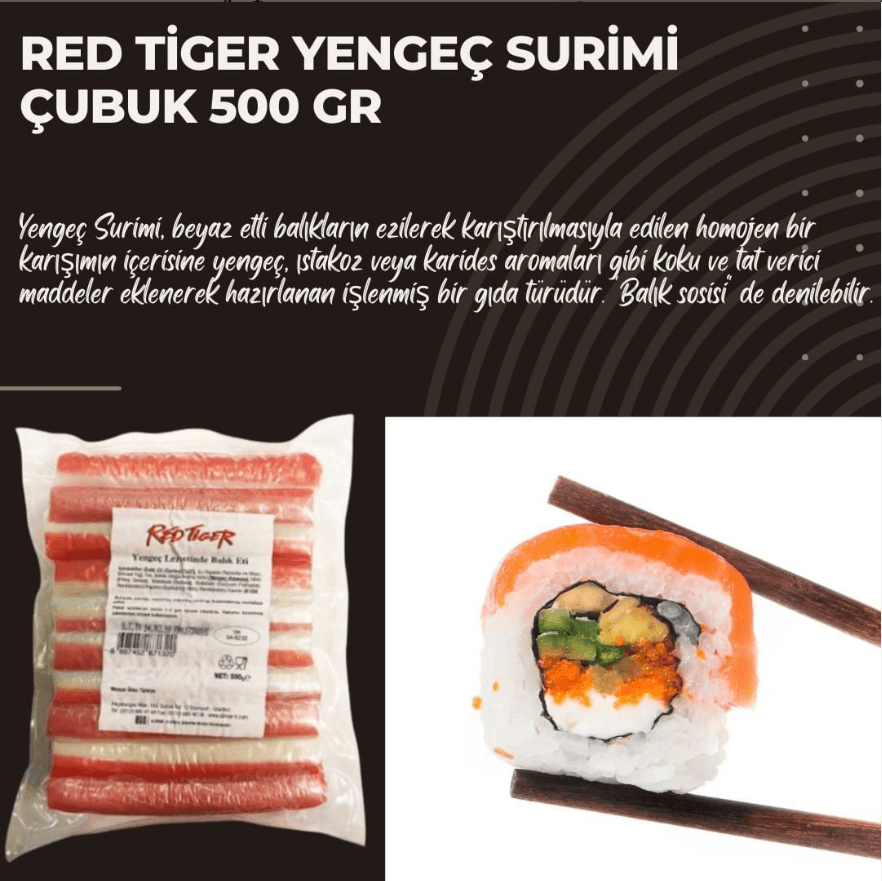Red Tiger Yengeç Surimi Çubuk 500 gr
