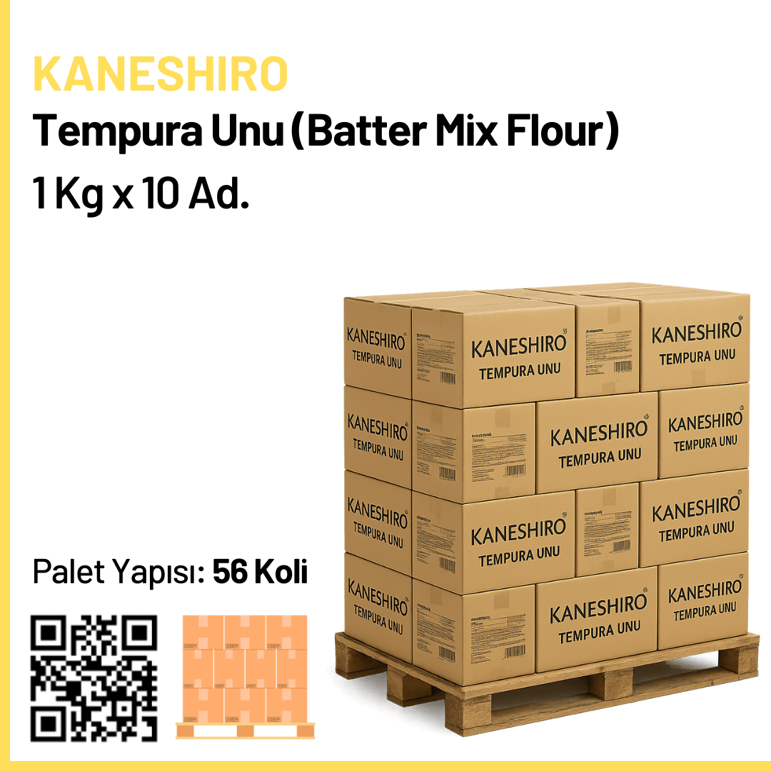 Kaneshiro Tempura Unu (Batter Mix Flour) 1 Kg x 10 x 56 Koli