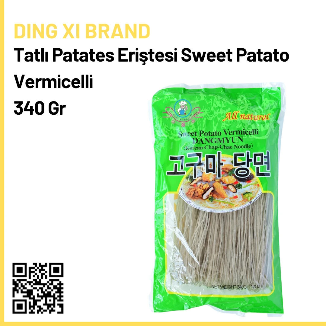 Dingi Xi Brand Japchae Tatlı Patates Eriştesi (Sweet Patato Vermicelli) 340 Gr 