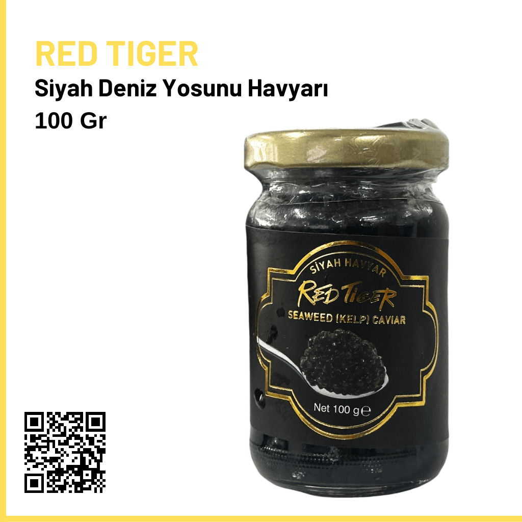 Red Tiger Siyah Deniz Yosunu Havyarı 100 Gr