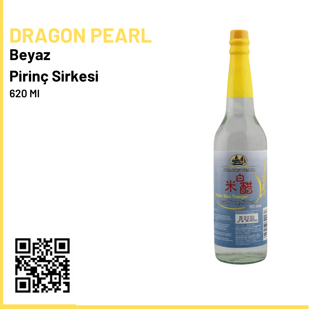 Dragon Pearl Beyaz Pirinç Sirkesi 620 ml
