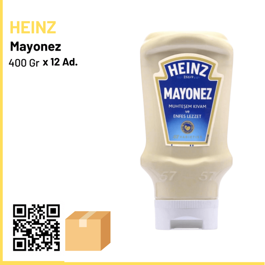 Heinz Mayonnaise 400 Gr x12 (Name: 100₺)