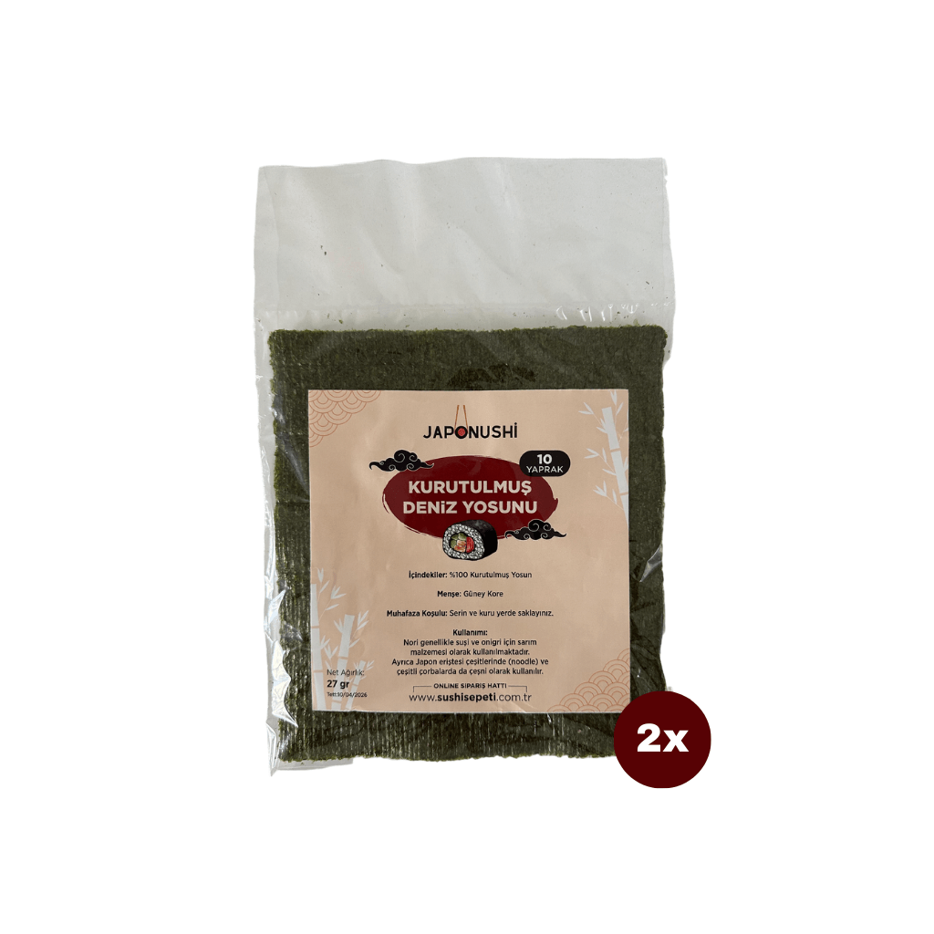 Japonushi Sushi Nori (Sushi) Yosunu 20 Yaprak 54 Gr