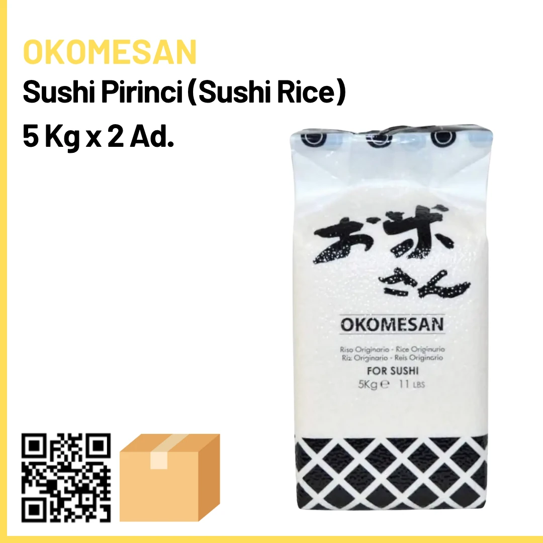 Okomesan Sushi Pirinci (Sushi Rice) 5 Kg x 2 (Ad: 1400₺)
