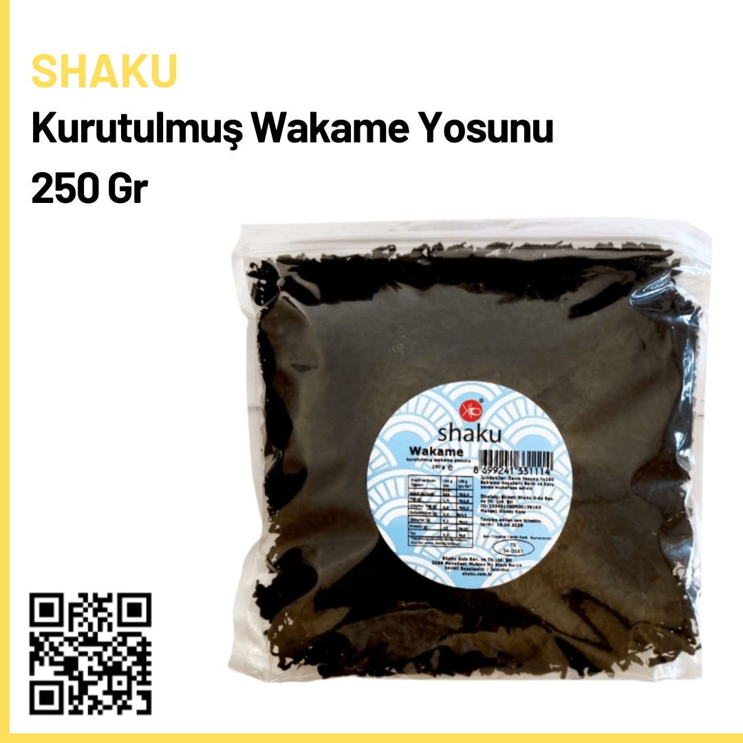 Shaku Kurutulmuş Wakame Yosunu 250 Gr