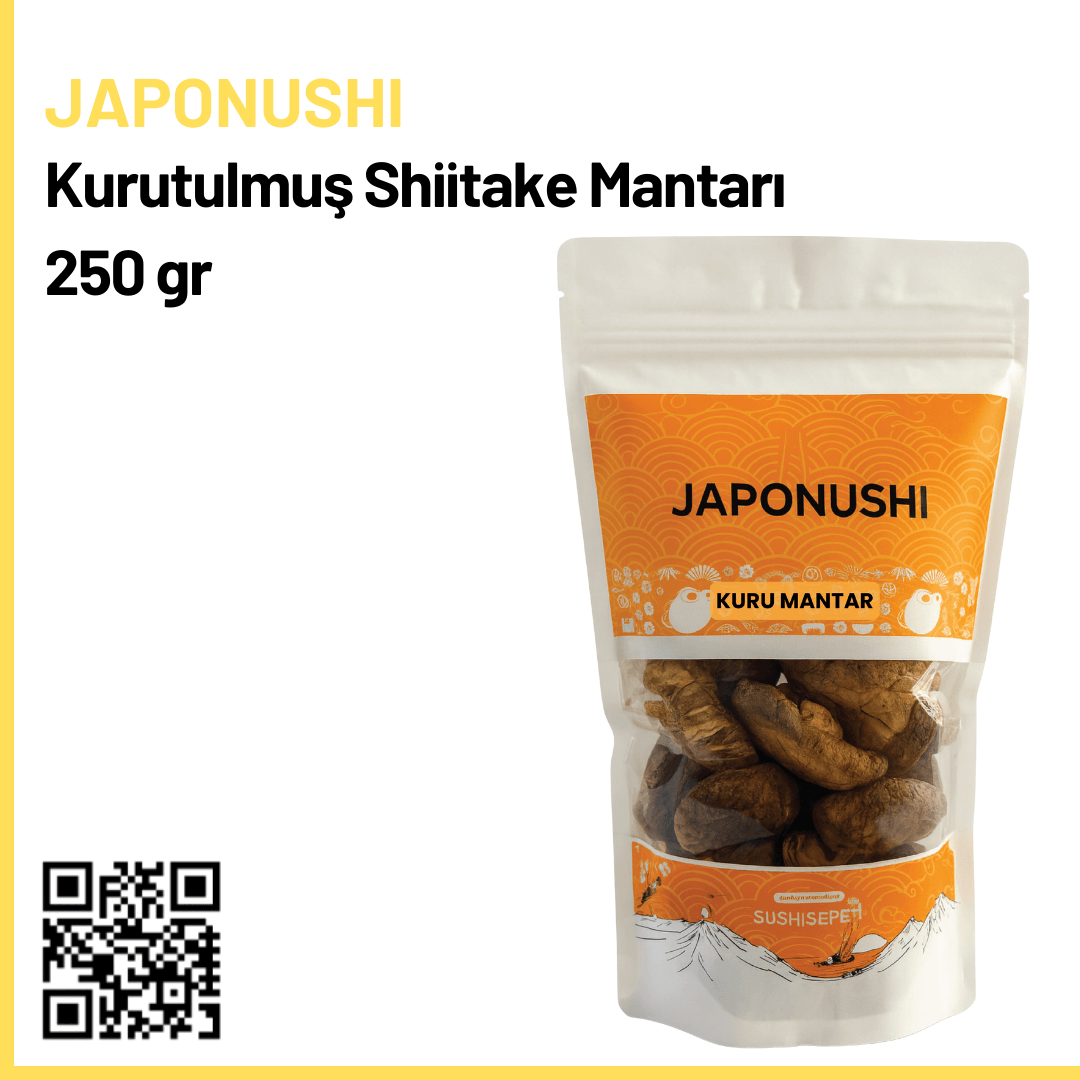 Japonushi Kurutulmuş Shiitake Mantarı 250 gr