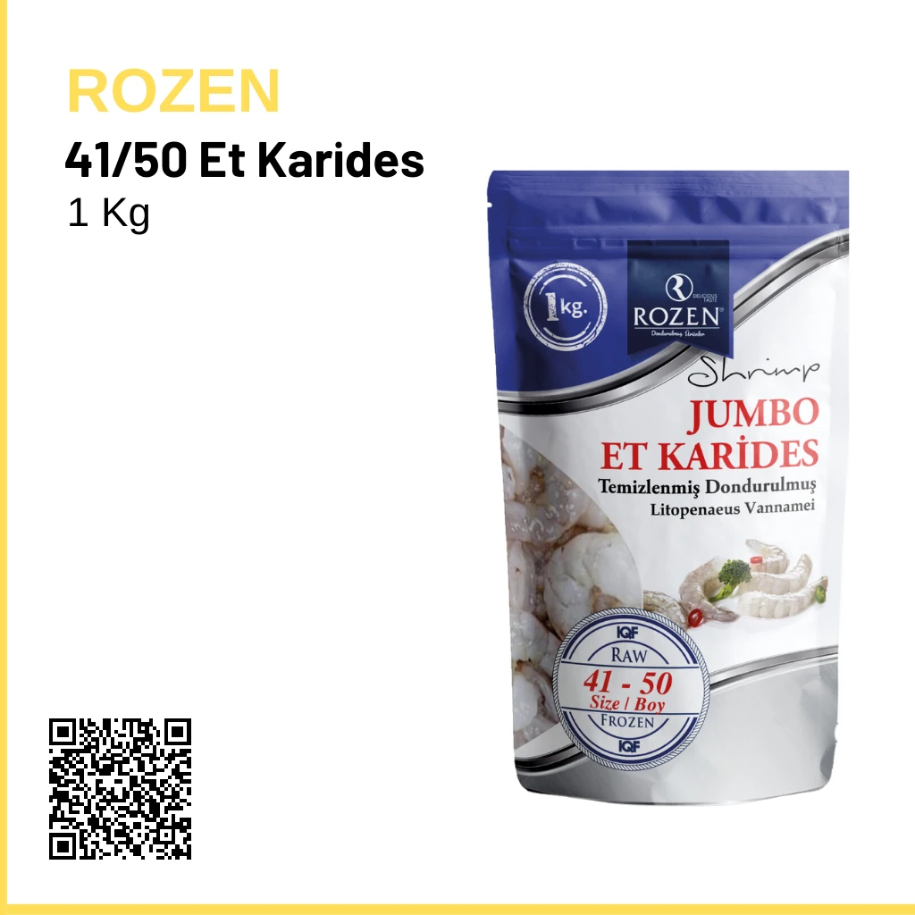 Rozen Et Karides 41/50 1 Kg