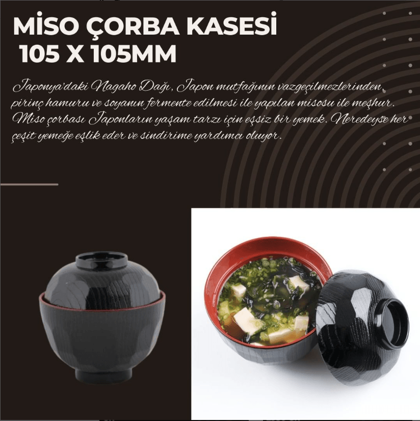 Miso Çorba Kasesi 10,5x10,5 Cm