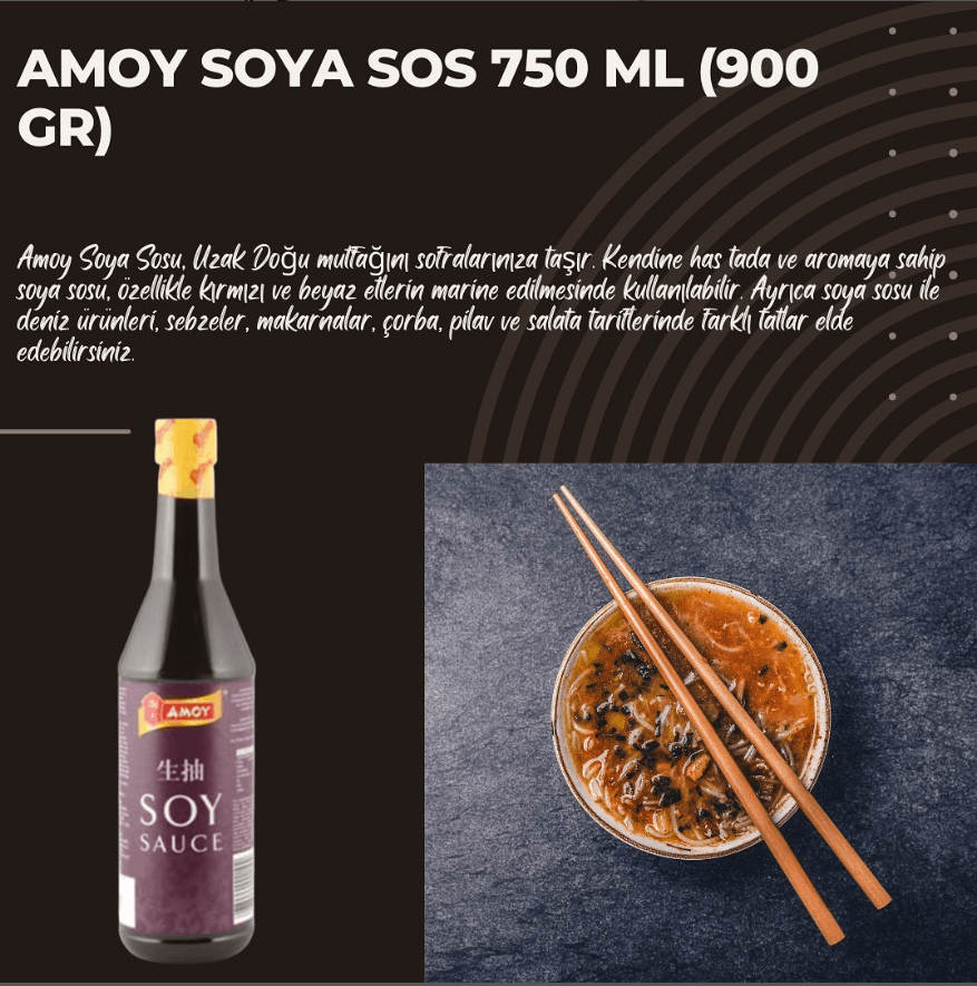 Amoy  Soya Sosu 750 ml
