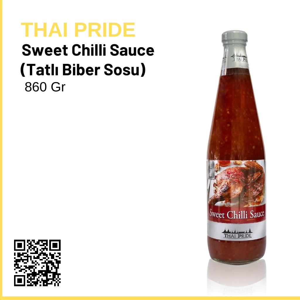 Thai Pride Sweet Chilli Sos (Tatlı Biber Sos) 860 Gr x 12 x 50 Koli