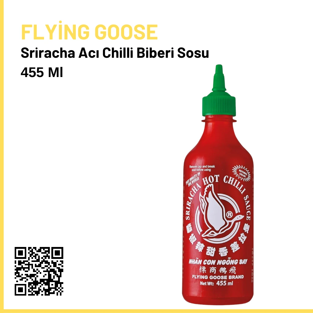 Flying Goose Sriracha Acı Chilli Biberi Sosu 455 Ml