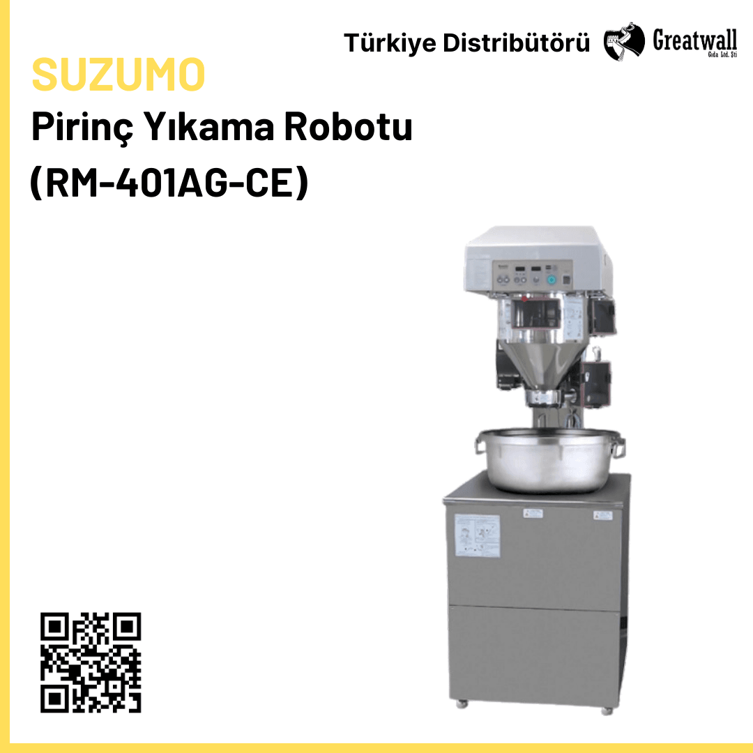 Suzumo Pirinç Yıkama Robotu (RM-401AG-CE)
