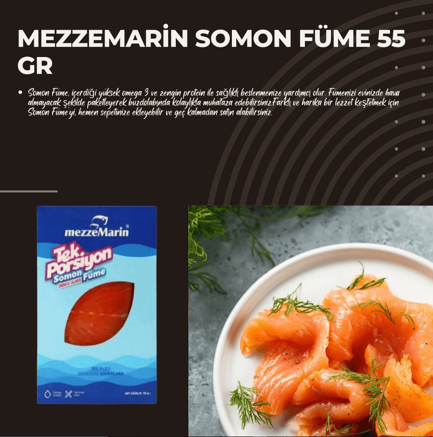 Mezzemarin Smoked Salmon 55 gr
