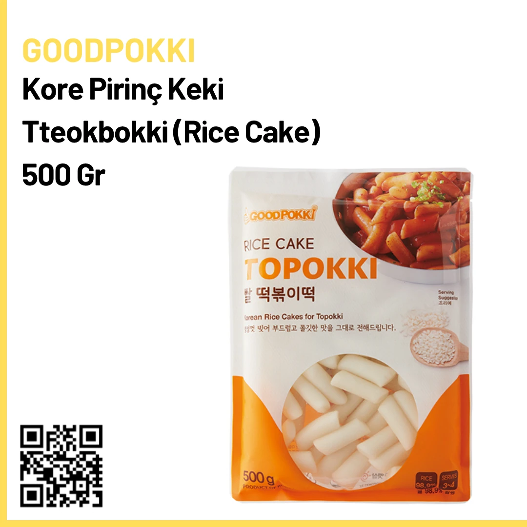 Goodpokki Kore Pirinç Keki Tteokbokki (Rice Cake) 500 Gr