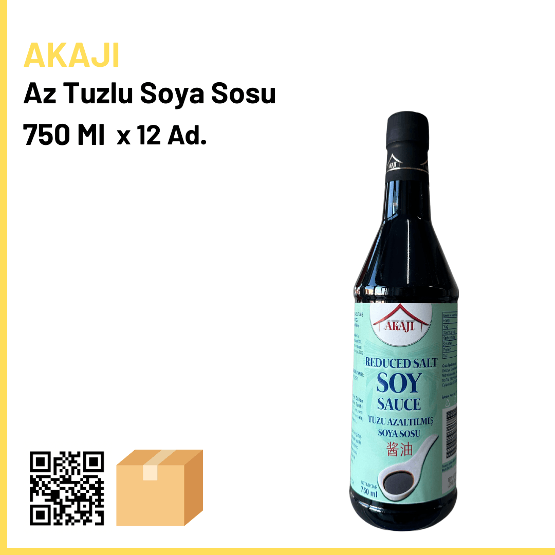 Akaji Low Salt Soy Sauce 750 Ml x12 (Name: 130₺)