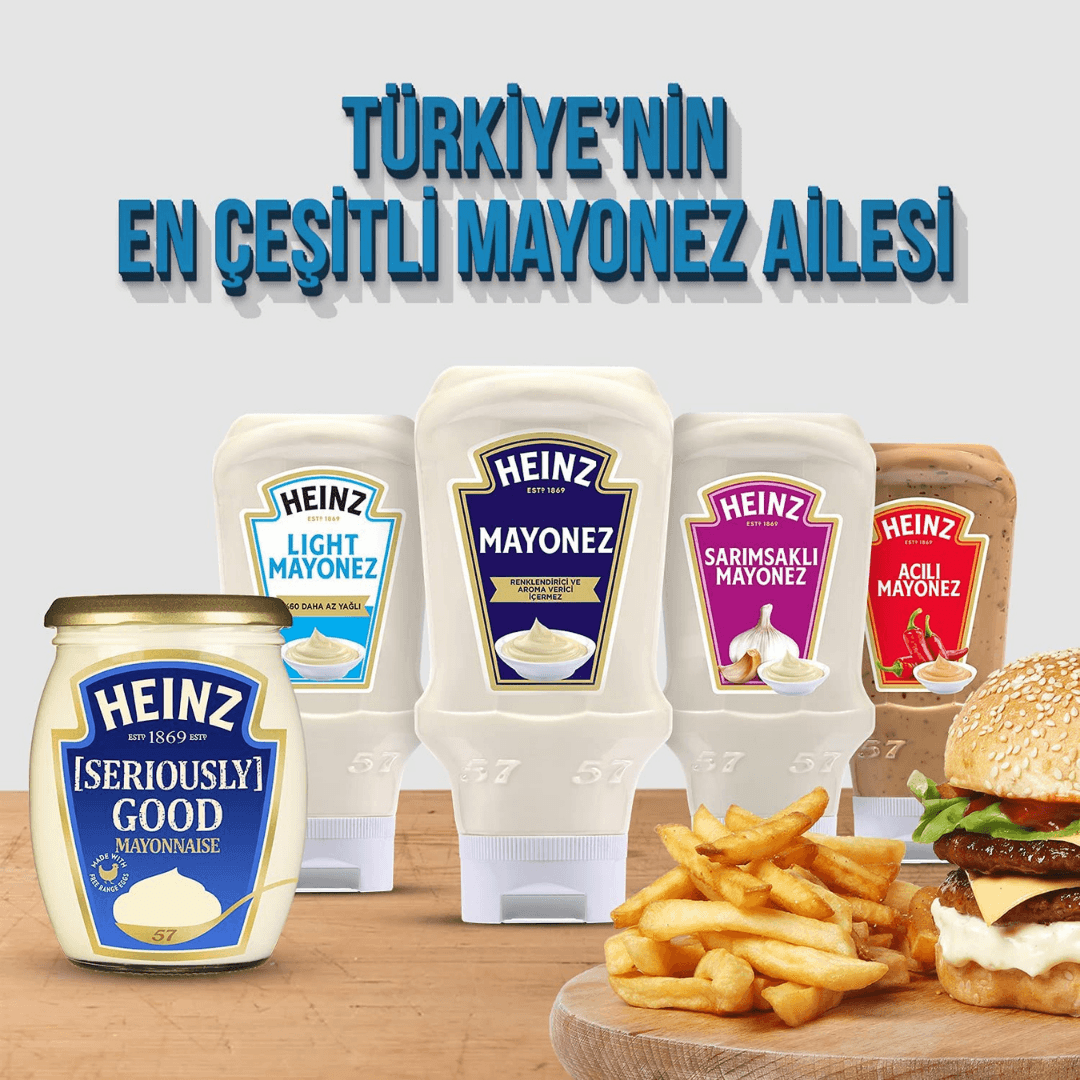 Heinz Mayonnaise 400 Gr x12 (Name: 100₺)