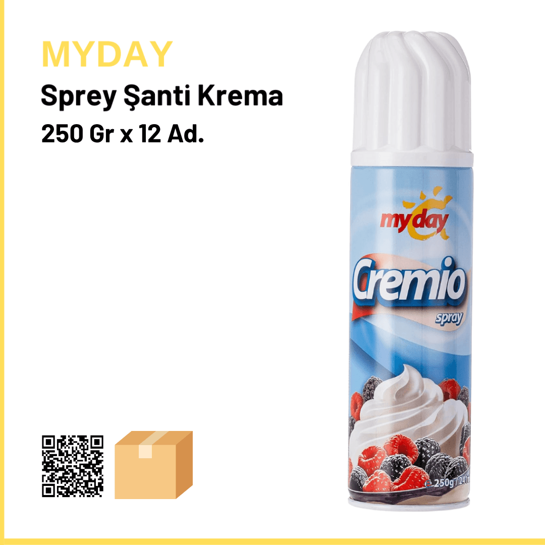 Myday Whipped Cream Spray 250 Gr x 12 (Name: 140₺)
