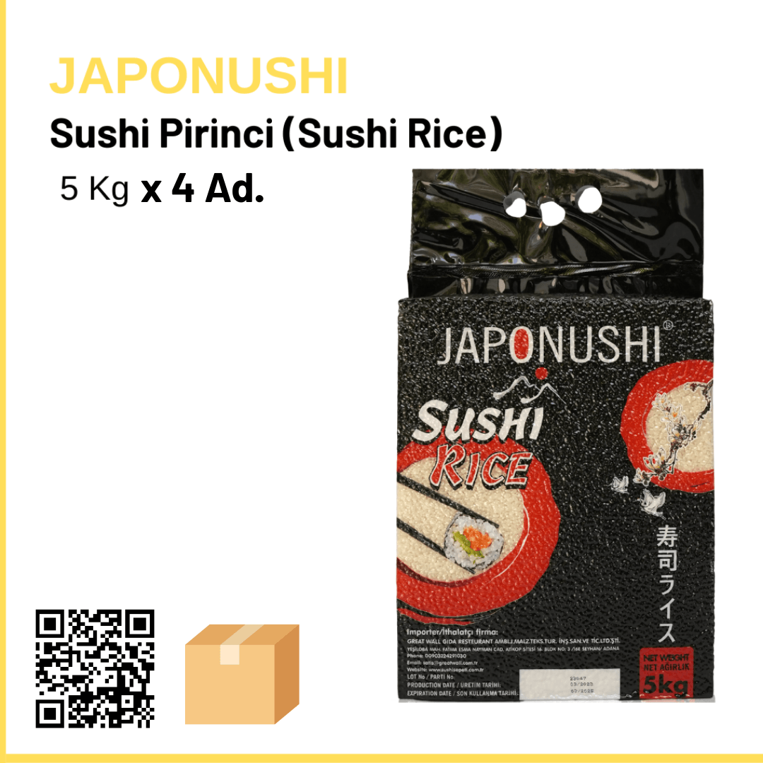 Japonushi Sushi Pirinci 5 Kg (Sushi Rice) x4 (Ad: 750₺)