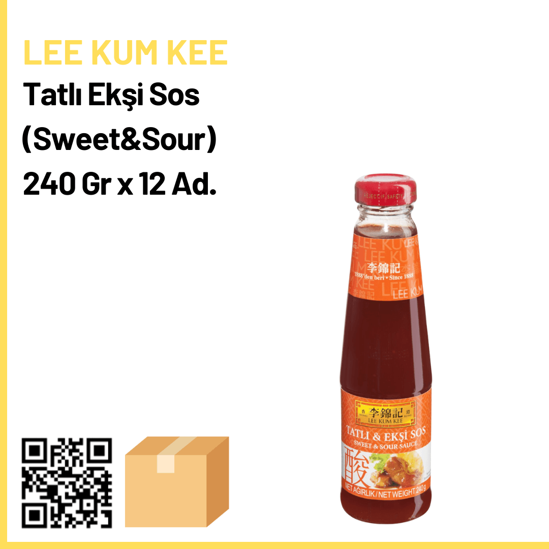 Lee Kum Kee Tatlı Ekşi Sos (Sweet&Sour) 240 Gr x 12 Ad. (Ad: 220₺)