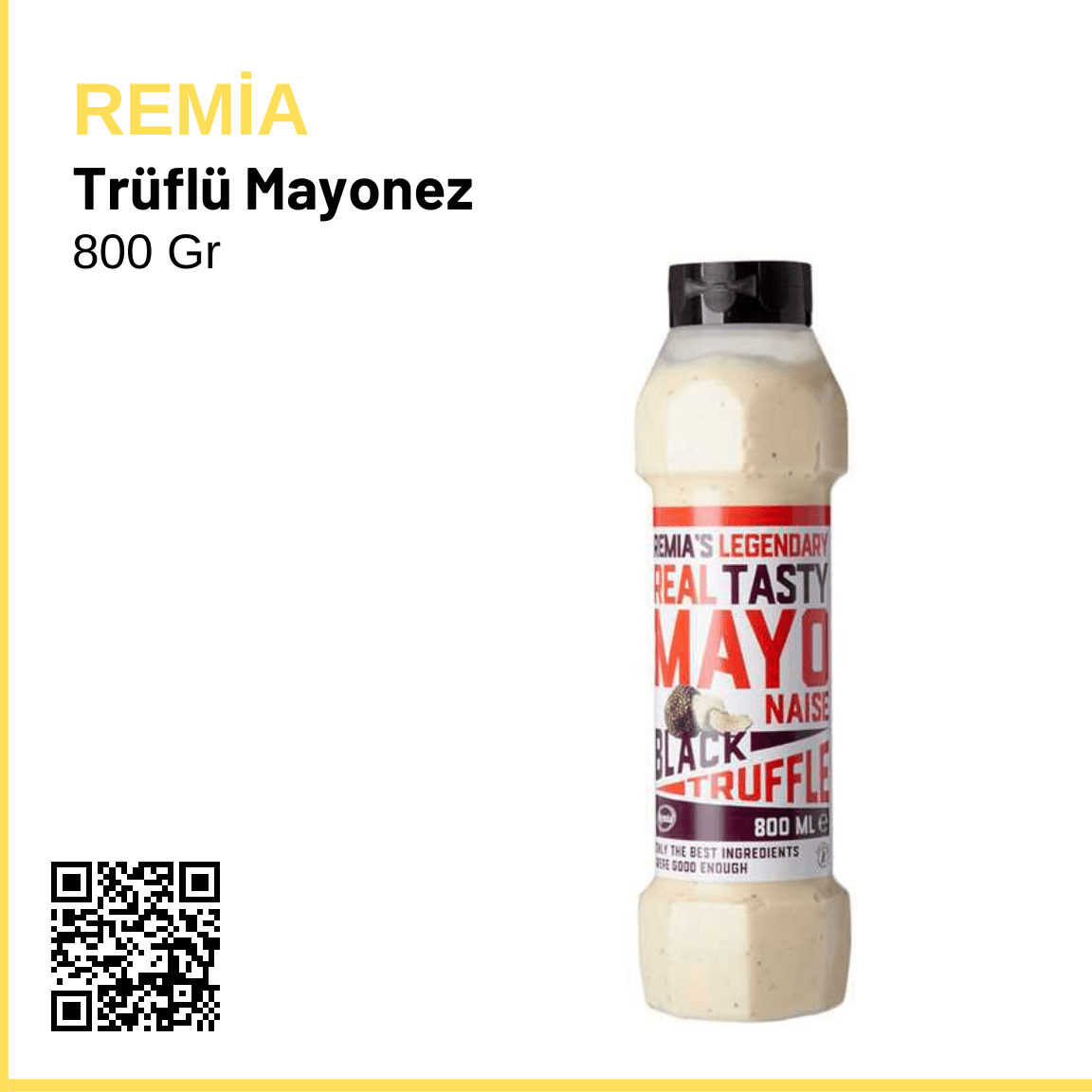 Remia Truffle Mayonnaise 800 Gr.