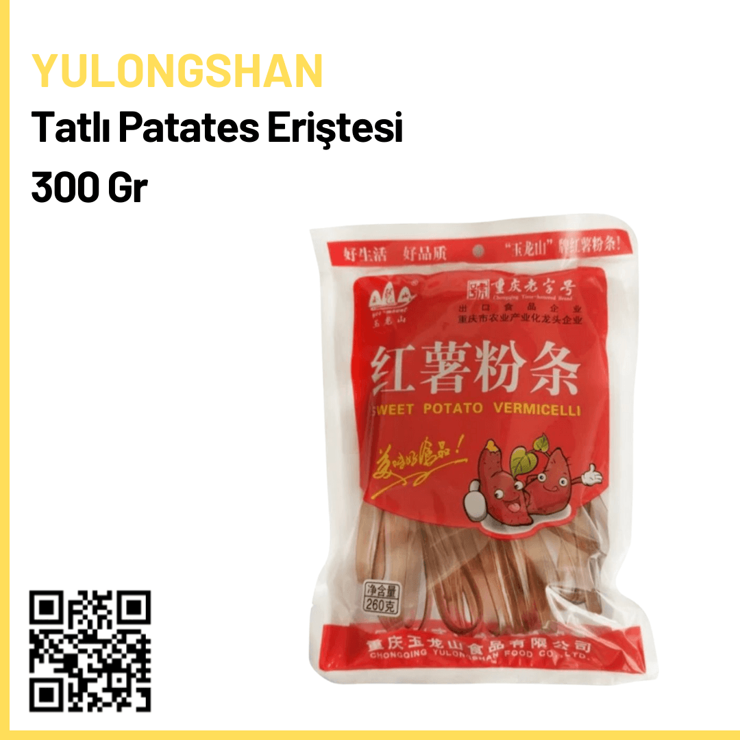 Yulongshan Tatlı Patates Eriştesi 300 Gr