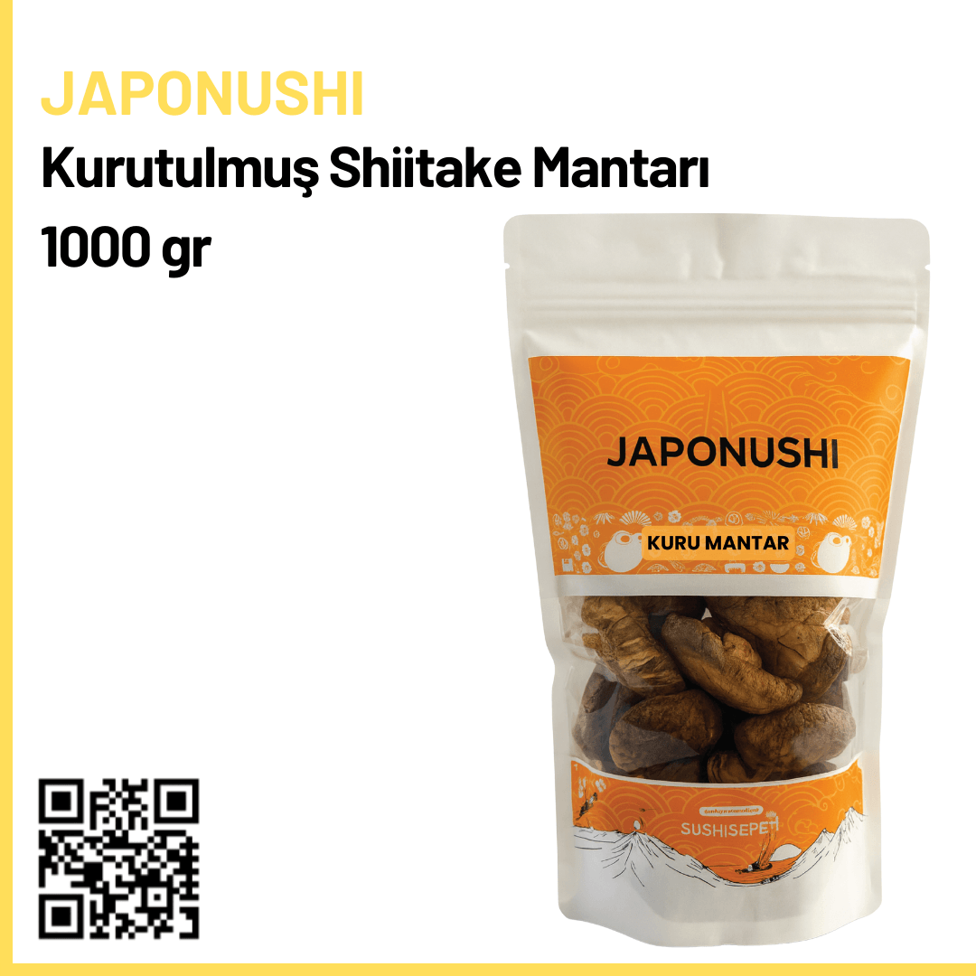 Japonushi Kurutulmuş Shiitake Mantarı 1000 gr