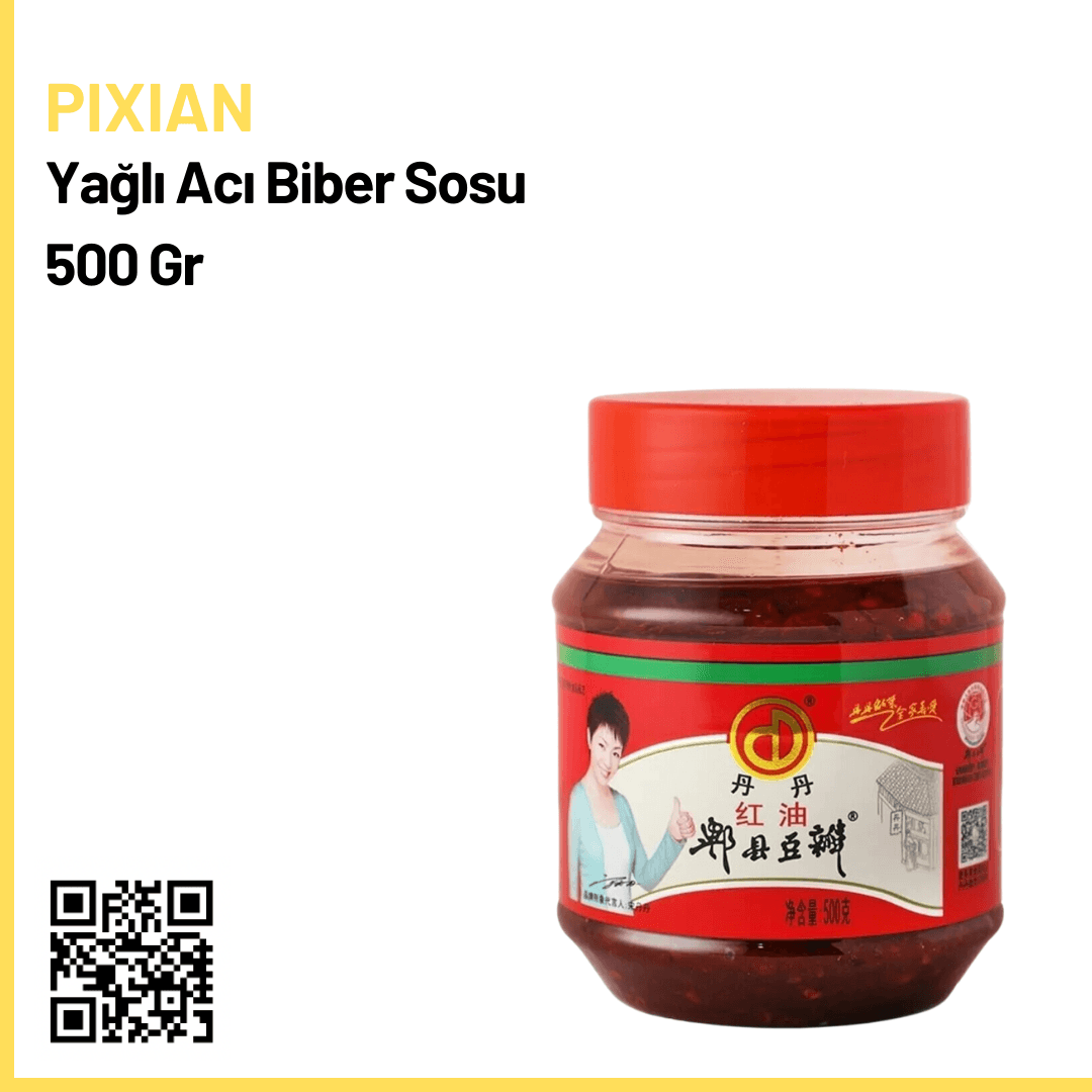 Pixian Yağlı Acı Biber Sosu 500 Gr