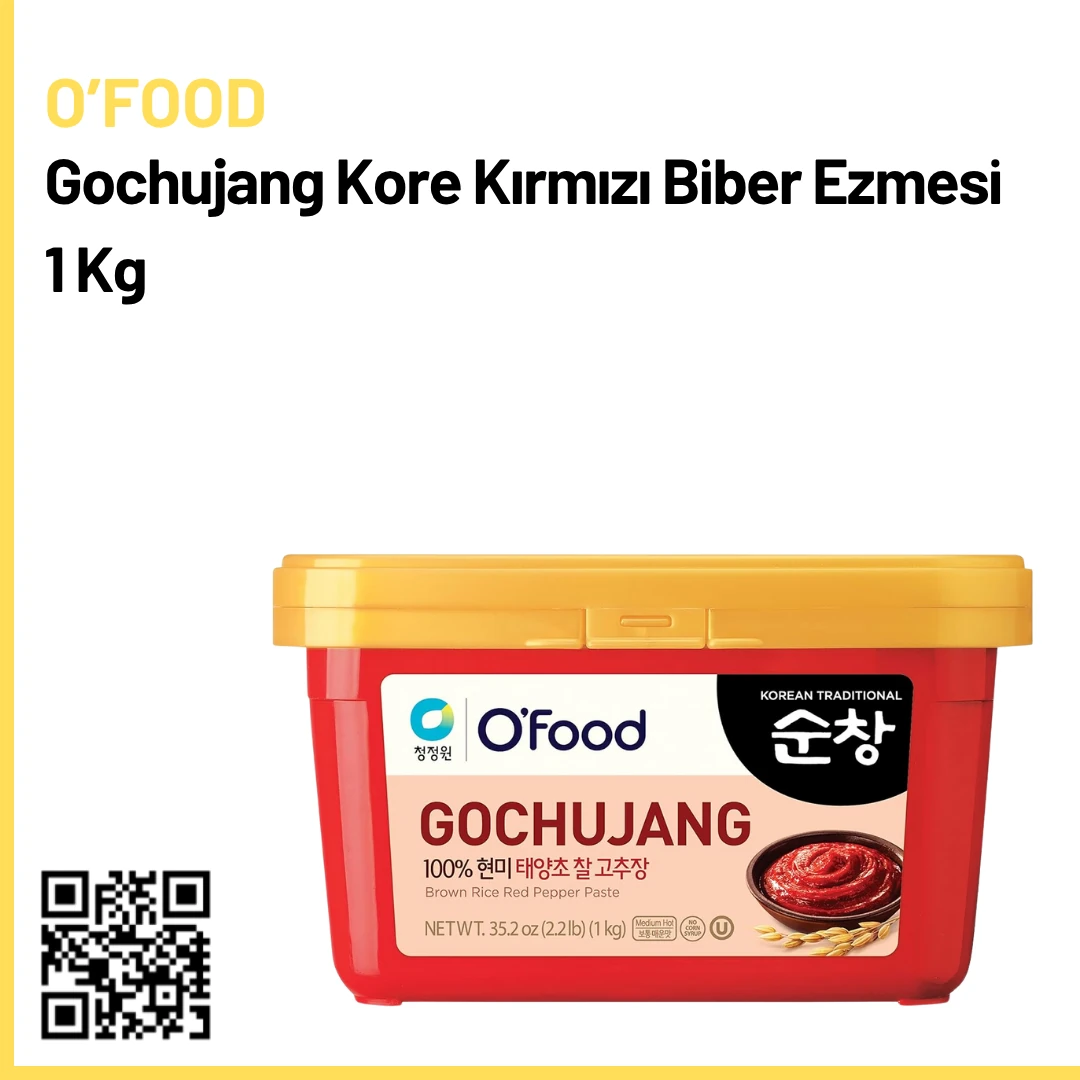O'Food Gochujang Kore Kırmızı Biber Ezmesi 1 Kg