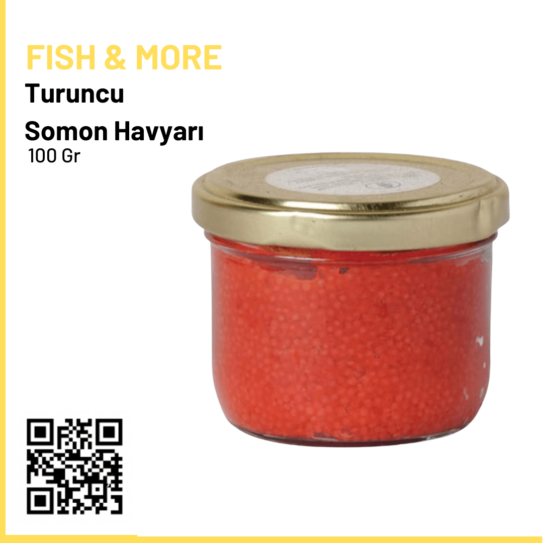 Turuncu Somon Havyarı 100 Gr (İkura)