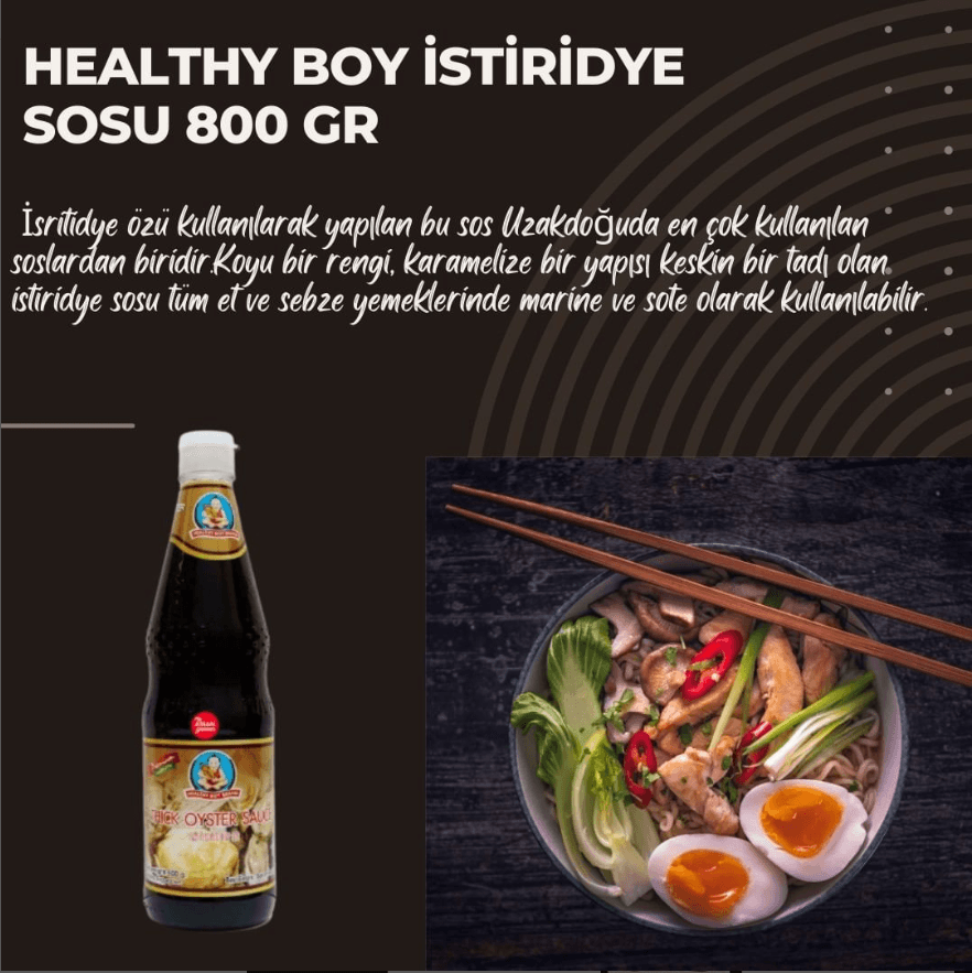 Kai Brand İstiridye Sosu Thick Oyster Sauce 700ml x12 (Ad: 270₺)
