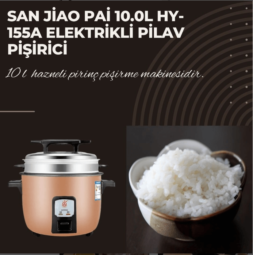 San Jiao Pai 10.0L HY-155A Elektrikli Pilav Pişirici (Rice Cooker)