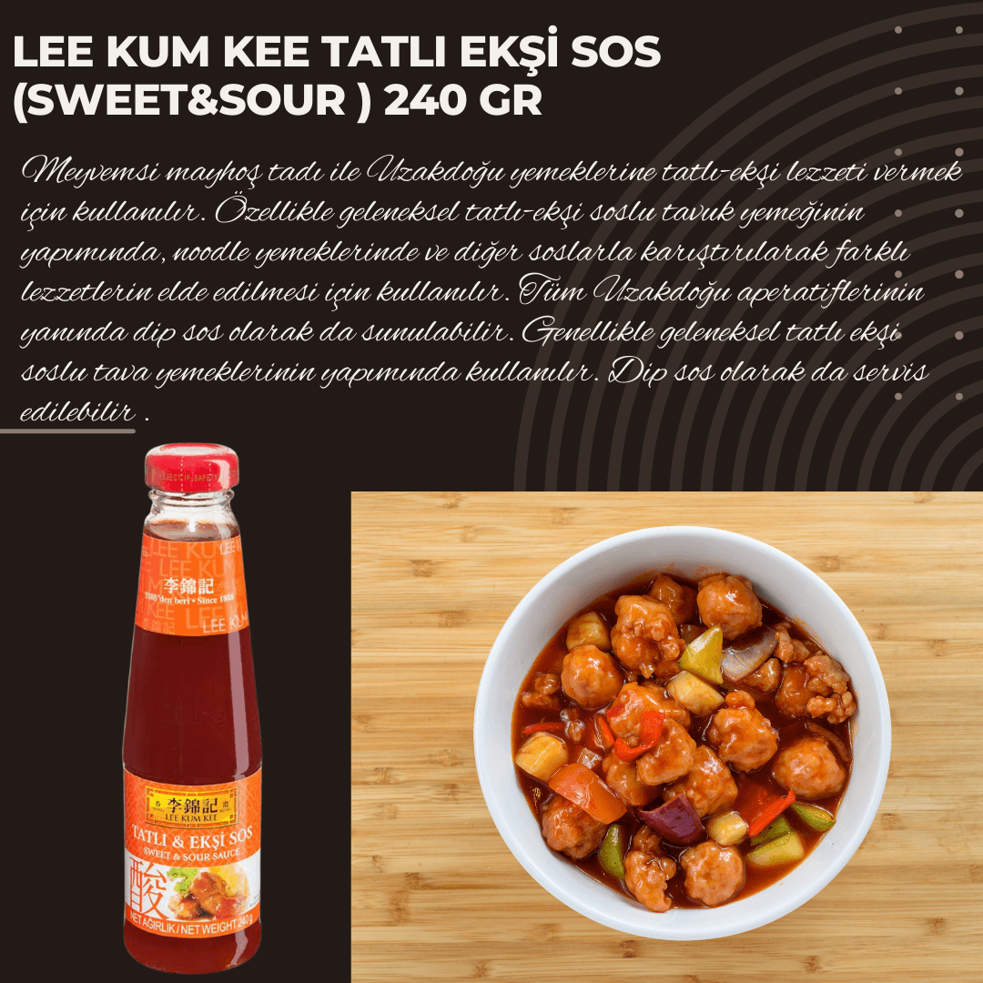 Lee Kum Kee Tatlı Ekşi Sos (Sweet&Sour) 240 Gr
