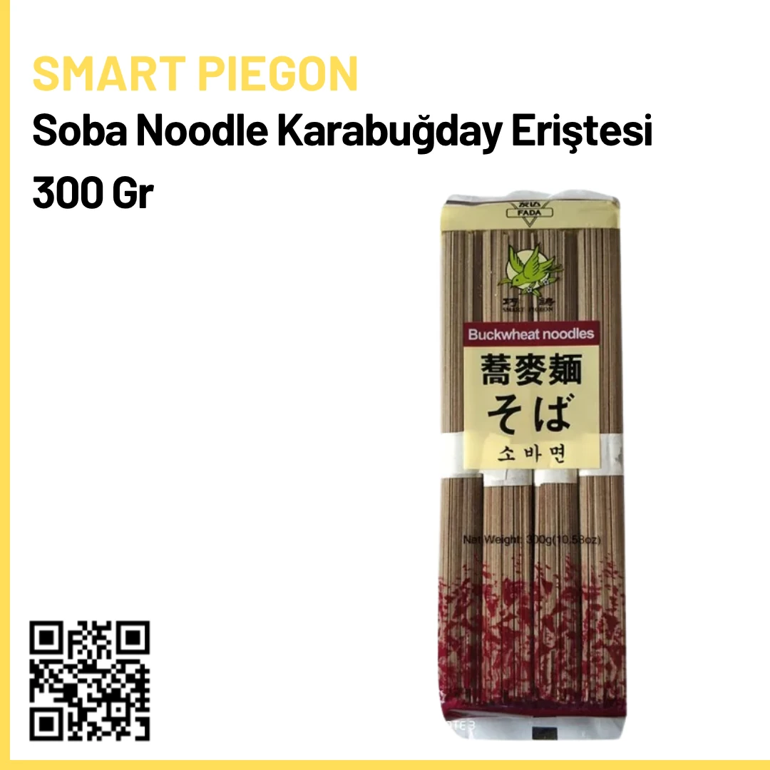 Smart Piegon Soba Noodle Karabuğday Eriştesi 300 Gr