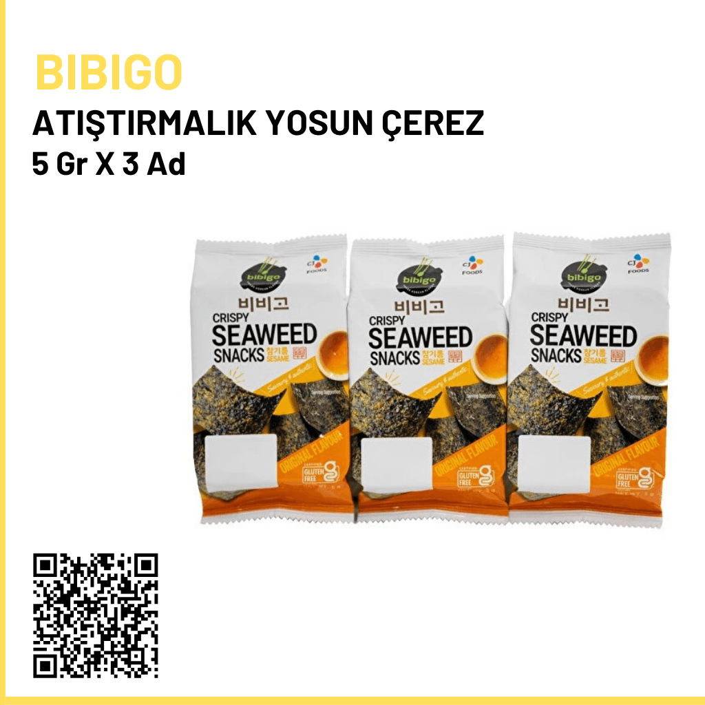 Bibigo Atıştırmalık Yosun Çerezi 5g x3 15 g