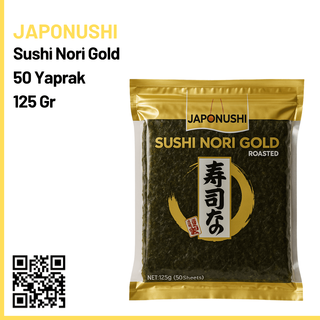 Japonushi Sushi Nori Gold 50 Yaprak 125 Gr